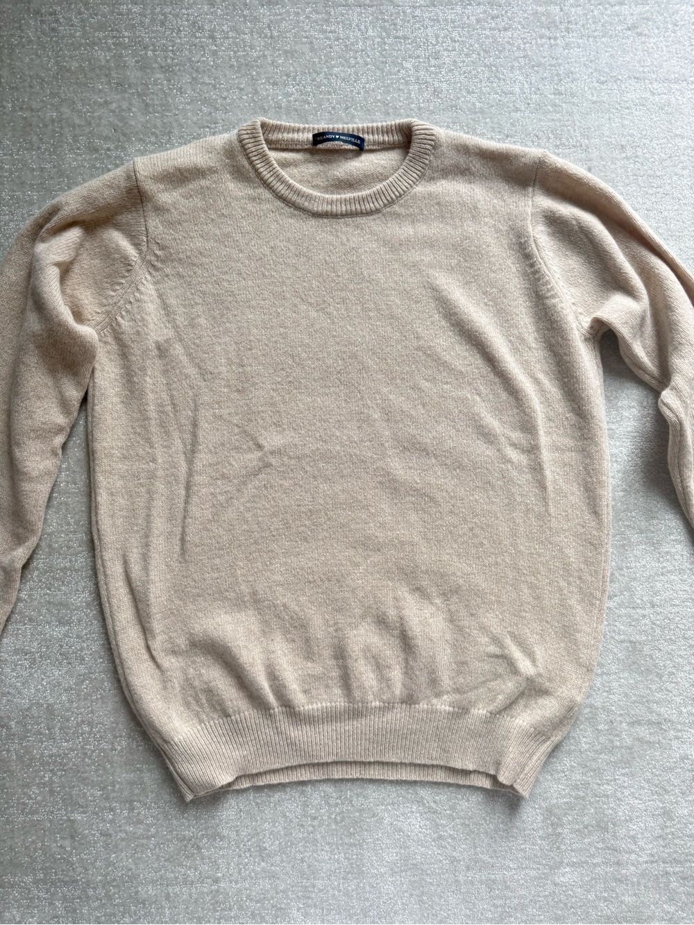 Brandy Melville Women’s Crewneck Sweater in Beige